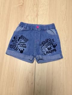 BABYDOLL ディズニー ミニー デニム ショートパンツ 120cmのサムネイル