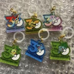 ポケモン ポケチャーム 30周年ロゴマスコット ビクティニ ゼラオラ
