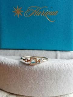 【タイムセール14日まで】ハリックァ　ヒマラヤクリスタル　k10　リング　12号のサムネイル