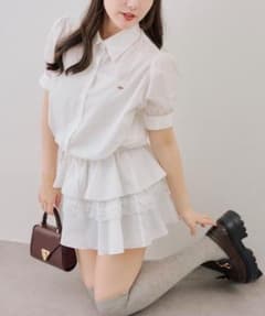 裾ティアードミニワンピースのサムネイル
