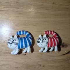 リサラーソン☆マイキー青と赤のストライプ - メルカリ