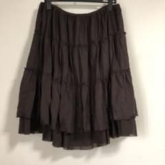 大きいサイズ　10Ｌ   ひざ丈フレアスカートのサムネイル