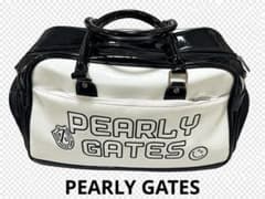 美品】PEARLYGATES パーリーゲイツ ゴルフバッグ ボストンバッグ 白