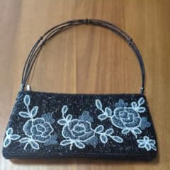ローズ刺繍 ビーズ パーティーバッグのサムネイル