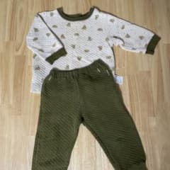 UNIQLO BABY キルトパジャマ　90のサムネイル