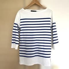 SAINT JAMES ボーダーカットソー 七分袖のサムネイル