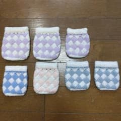 ハンドメイド 巾着袋 7個セット チェック柄のサムネイル