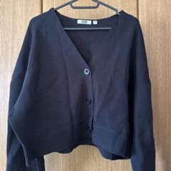UNIQLO U ダークネイビー カーディガンのサムネイル