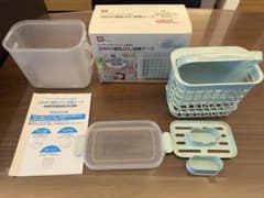 【美品・説明書あり】LEC 3WAY哺乳びん消毒ケースのサムネイル