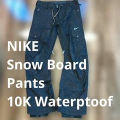 Nike スノーボ パンツ ダークグレー ヘリンボーン柄のサムネイル