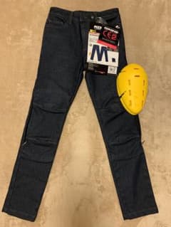 【美品】コミネ プロテクトウインドプルーフウォームジーンズ 女性Sのサムネイル