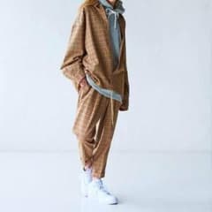 monkey time チェックセットアップ Lサイズのサムネイル