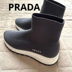 ゆんさま　PRADA ニット　ソックススニーカー ゆんさま PRADA ニット ソックススニーカー - メルカリ