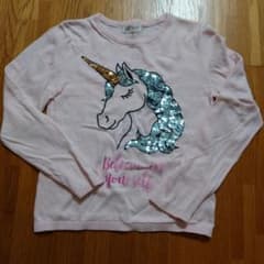 値下げ　H＆M　ユニコーン　ニット　ピンクのサムネイル