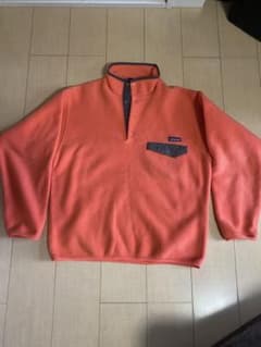 patagonia サーモンピンク　フリース スナップTのサムネイル