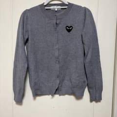 PLAY COMME des GARÇONS カーディガン グレー L - メルカリ