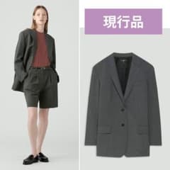 極美品*定価6.8万 Theory 現行品 オーバーサイズジャケット チャコール 極美品*定価6.8万 Theory 現行品 オーバーサイズジャケット チャコール