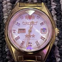 ORIENT スリースター(ピンクゴールド)クォーツ 腕時計のサムネイル