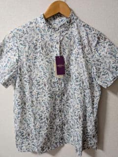 リバティ Parkes 襟元フリル 半袖ブラウス タグ付き新品 日本製 - メルカリ