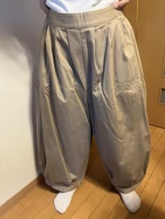 SM2 バルーンパンツ タック入り ベージュのサムネイル