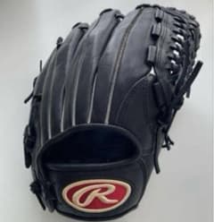 Rawlings 野球グローブ 黒 レザー Rawlings ローリングス 軟式 レザー グローブ 黒 - メルカリ
