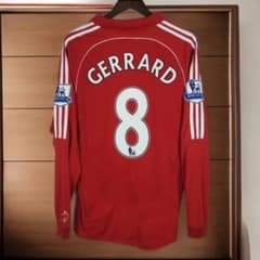 06-08 リバプール GERRARD ジェラード 8番 長袖シャツ - メルカリ