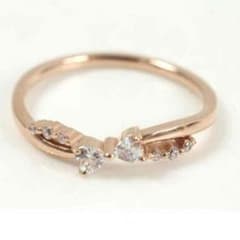 りりー様専用☆定価22680円！カナル４℃♪K10ピンクゴールドリングのサムネイル