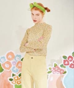 ポピーpoppy あさぎーにょフラワーシースルートップス 新品未使用 タグ付きのサムネイル