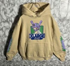 【即完売】FR2 X-LARGE バイカーガール パーカー　ベージュMのサムネイル