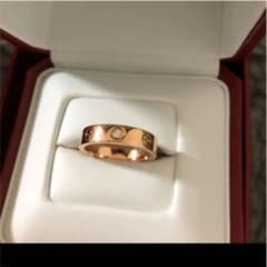 りりり様 交渉中 Cartier LOVE ウェディング 1P ダイヤ リングのサムネイル