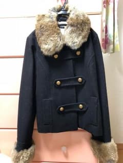 【INGNI】Pコートラビットファー ショート丈のサムネイル