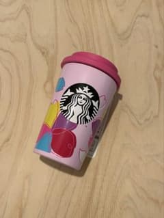 Starbucks タンブラー ピンク 花柄のサムネイル