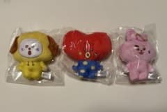 BT21 FuwaFuwa Mascot CHIMMY TATA COOKY Set
