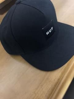 HUF キャップ ブラックのサムネイル