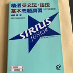 精選英文法・語法基本問題演習シリウスジュニアのサムネイル