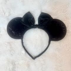 ディズニー ミニーカチューシャ ブラック レースのサムネイル