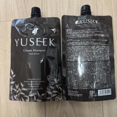 YUSEEK Cream Shampoo ダークブラウン 350g２個セットのサムネイル