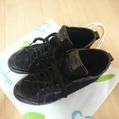 adidas スニーカー ハイカット ラメ入り 23.5cmのサムネイル