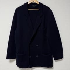 dunhill ダンヒル ウール ダブル ニット ジャケット M カーディガン 