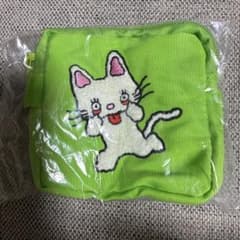 ノンタン もこもこさがら刺繍ポーチ あかんべのサムネイル