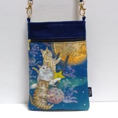 おとぎの国の猫と仲間たち ポシェット ハンドメイドのサムネイル