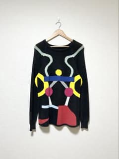希少 00s KTZ マルチカラー デザインニット kokon to zai - メルカリ