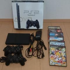 PS2 プレステ2本体(ソフト6本付き)のサムネイル