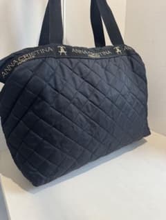 ANNA CRISTINA ブラックトートバッグのサムネイル