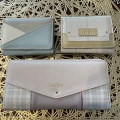 Eastboy long wallet, tri-fold wallet, 3-piece set, new, women's wallet, children's wallet