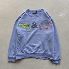 90s d&g dolce&gabbana sweat スウェット ラベンダー - メルカリ