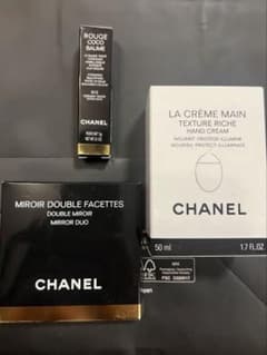 CHANEL 3点セット ミラー、リップ、ハンドクリーム - メルカリ