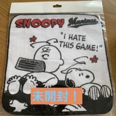 スヌーピー　✖︎ マリナーズ　コラボ　ハンドタオルのサムネイル