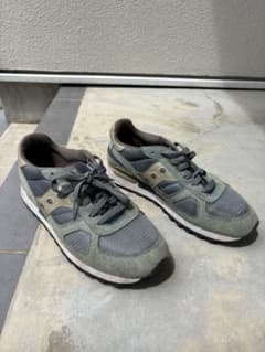 Saucony グレー/緑 スニーカーのサムネイル