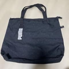 PUMA トートバッグ ブラック ジップ開閉のサムネイル